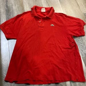 Lacoste Red Men’s Polo Shirt